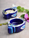 Blue Pottery T-Holder Set Of 2 Pcs.